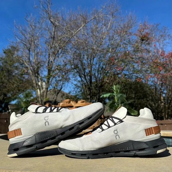 On Running Cloudnova White Pecan - Size 14 Men’s - Picture 3 of 9